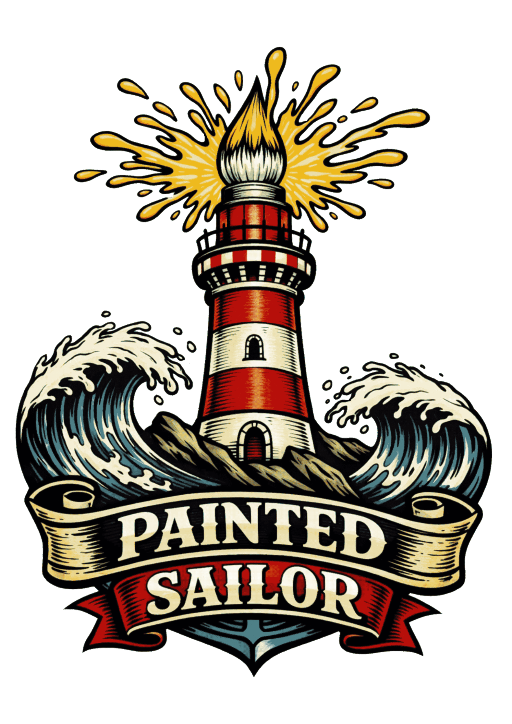 Painted Sailor - bespoke, hand‑crafted artwork